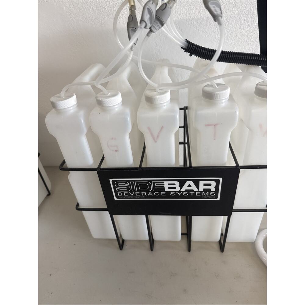 SIDEBAR BEVERAGE SYSTEMS Model No. 6500 V2.2 25 Liter Storage Rack W/ Bottles